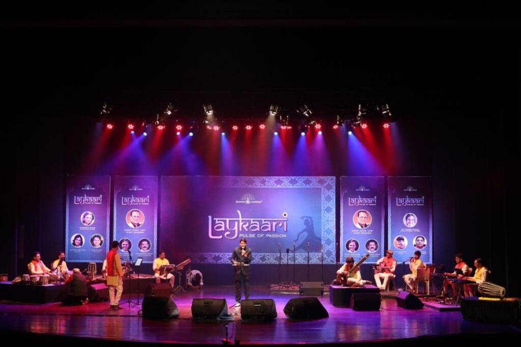 Bal Gandharva Rang Mandir auditorium during a classic stage performance