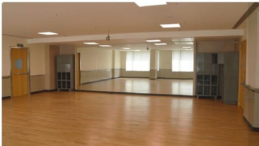 Dance studio interior at Bal Gandharva Rang Mandir auditorium in Bandra, Mumbai